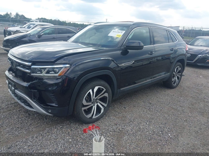 Vin: 1v2te2ca0mc212172, lot: 46621800, volkswagen atlas cross sport 3.6l v6 sel premium 20212