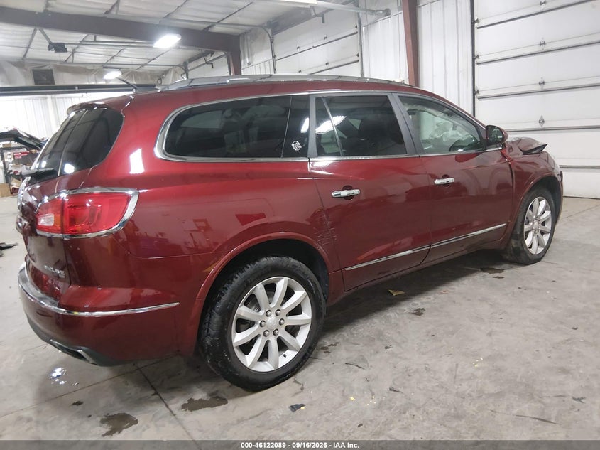 Vin: 5gakvckd8gj299769, lot: 46621808, buick enclave premium 20164