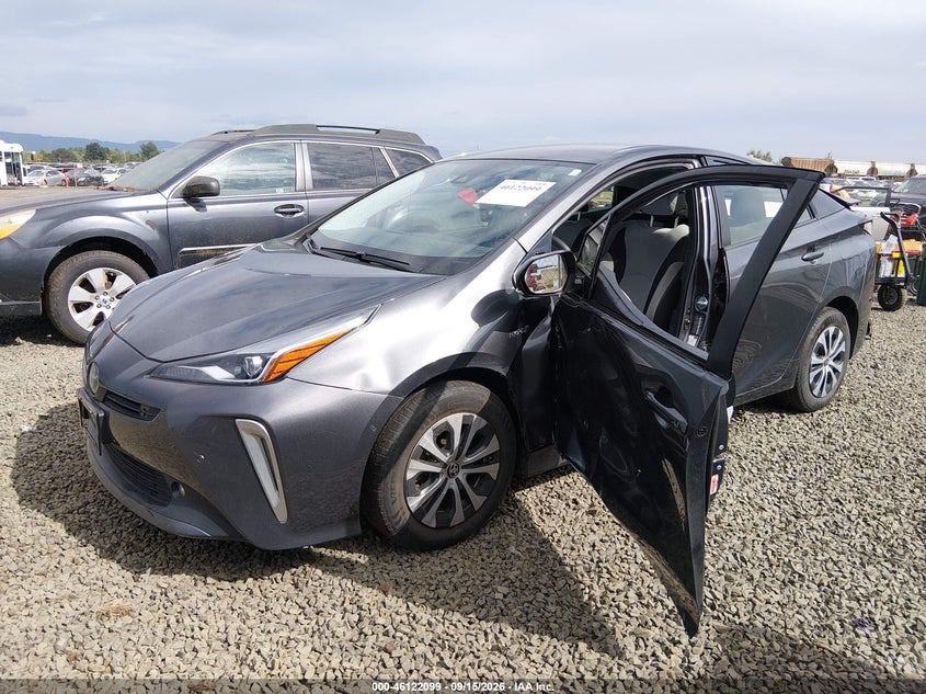 Vin: jtdl9rfu9l3020803, lot: 46621819, toyota prius le awd-e 20202