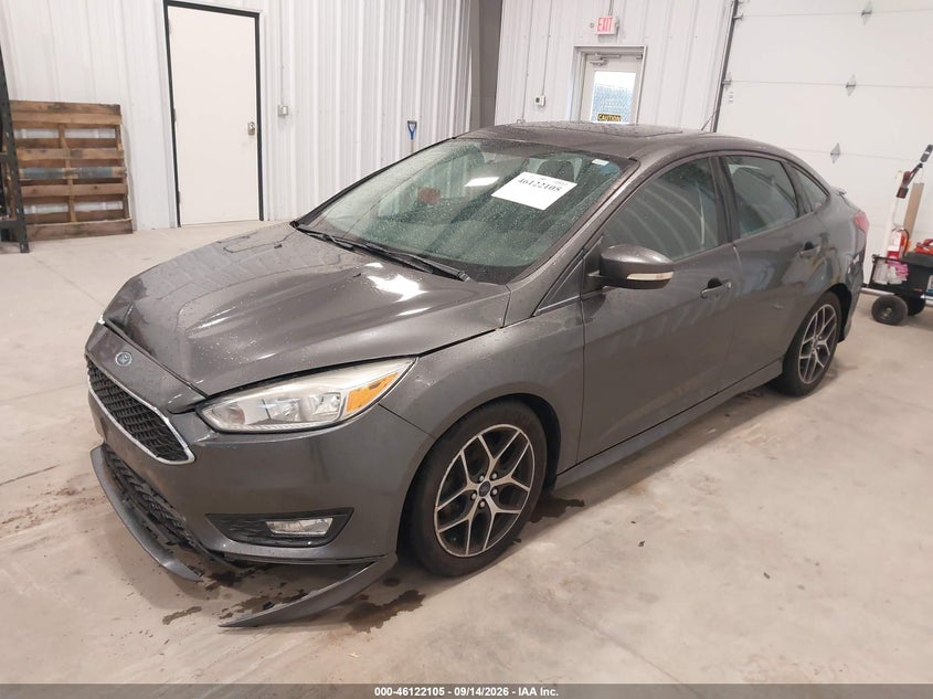 Vin: 1fadp3f2xfl260149, lot: 46621825, ford focus se 20152