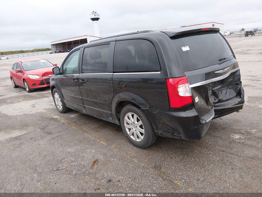 Vin: 2c4rc1ag8fr675335, lot: 46621826, chrysler town & country lx 20153