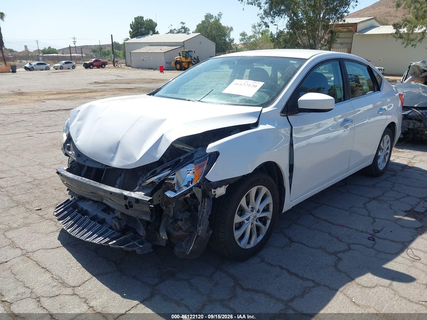 2019 Nissan Sentra, Удар спереду, IAAI, VIN 3N1AB7AP3KY314630 — фото 2
