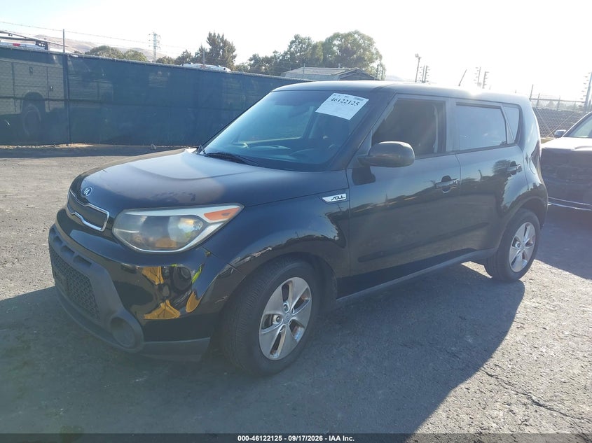 Vin: kndjn2a24f7197904, lot: 46621845, kia soul 20152