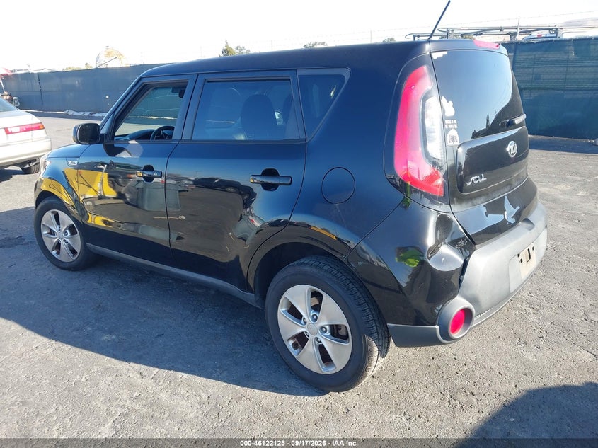 Vin: kndjn2a24f7197904, lot: 46621845, kia soul 20153