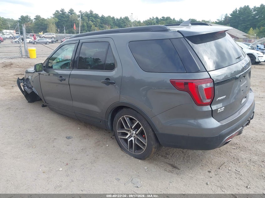 Vin: 1fm5k8gtxggc19107, lot: 46621850, ford explorer sport 20163