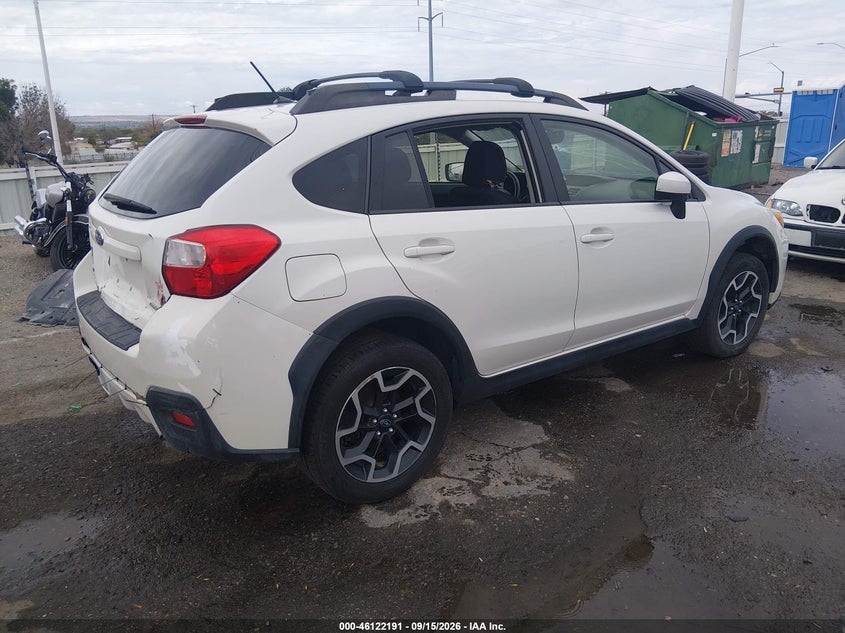 Vin: jf2gpabc4hh255188, lot: 46621911, subaru crosstrek 2.0i premium 20174