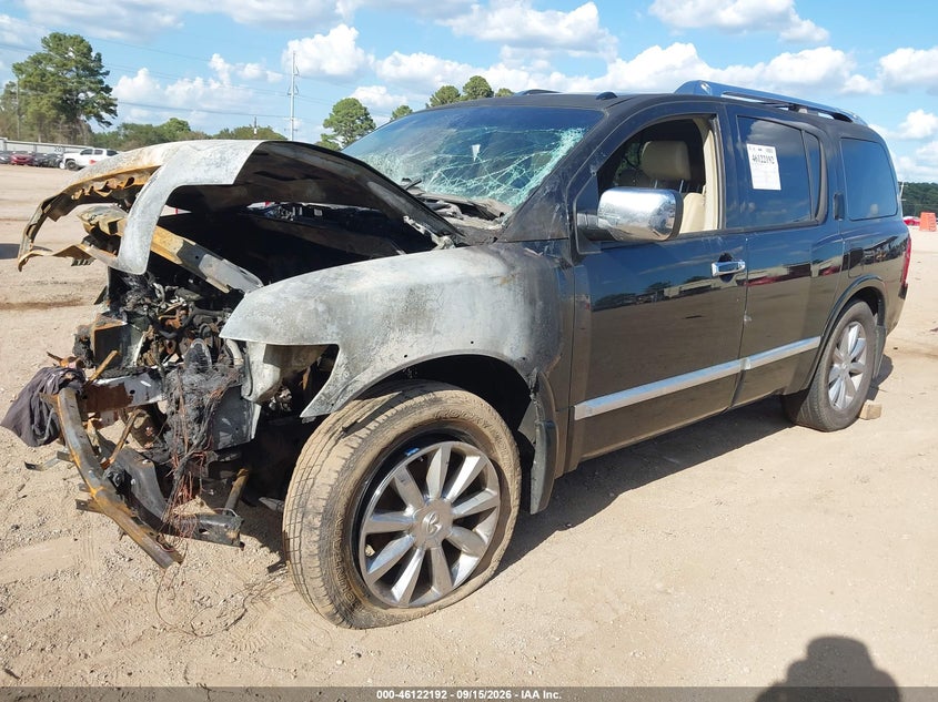 Vin: 5n3za0nc1an907015, lot: 46621912, infiniti qx56 20102