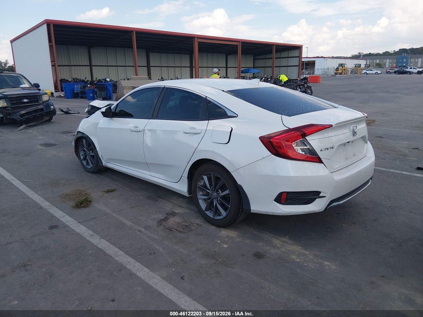Vin: 19xfc1f7xke006684, lot: 46621923, honda civic ex-l 20193