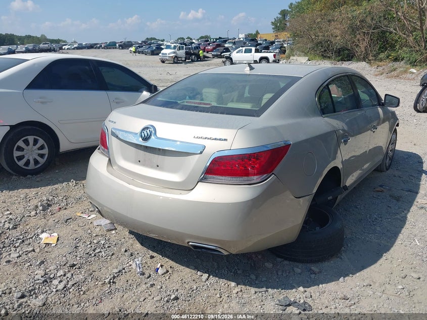 Vin: 1g4gc5e33cf144953, lot: 46621930, buick lacrosse leather group 20124
