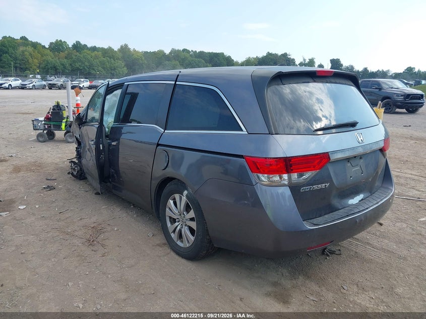 Vin: 5fnrl5h66fb054336, lot: 46621934, honda odyssey ex-l 20153