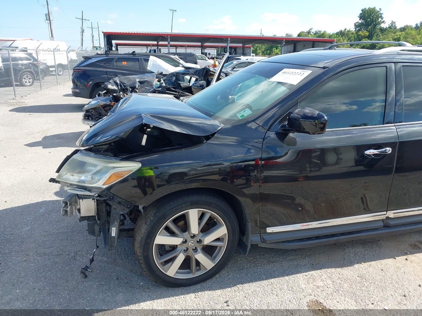 Vin: 5n1ar2mn4ec635543, lot: 46621942, nissan pathfinder platinum 20142