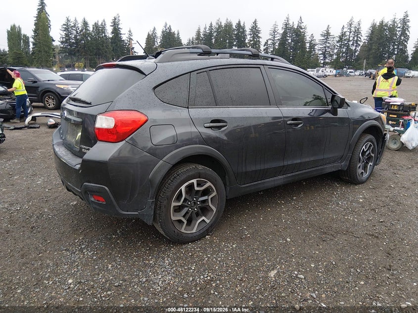 Vin: jf2gpabc9hh256210, lot: 46621954, subaru crosstrek 2.0i premium 20174