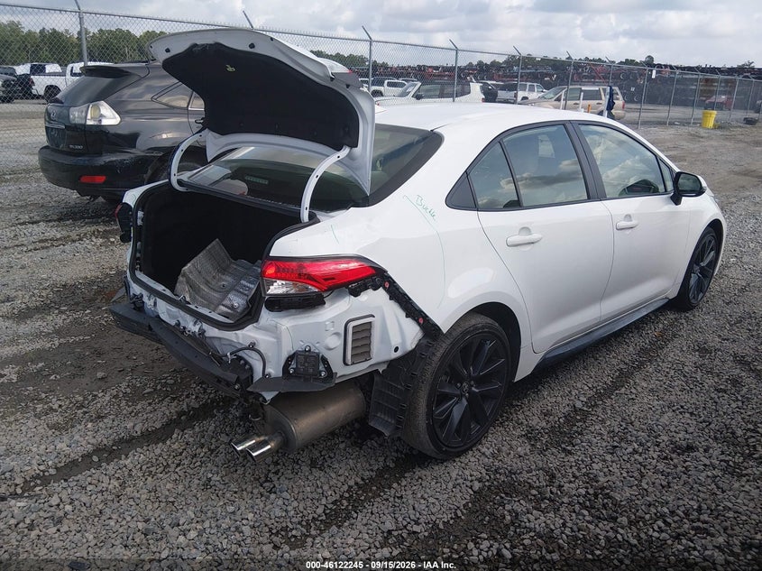Vin: jtdbcmfe8t3115636, lot: 46621965, toyota corolla hybrid hybrid se 20264