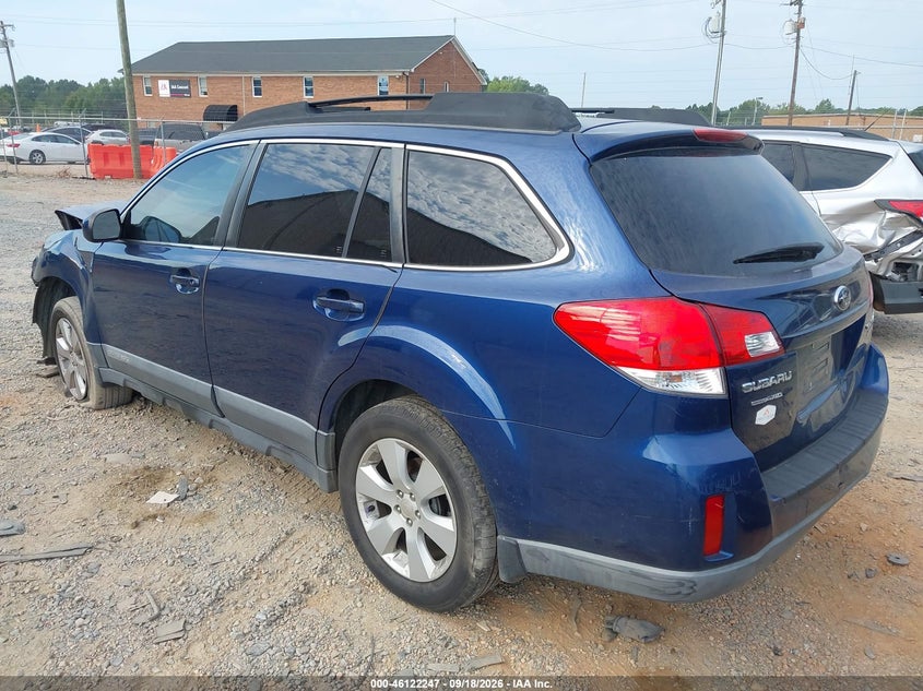 Vin: 4s4brbcc6a3369781, lot: 46621967, subaru outback 2.5i premium 20103