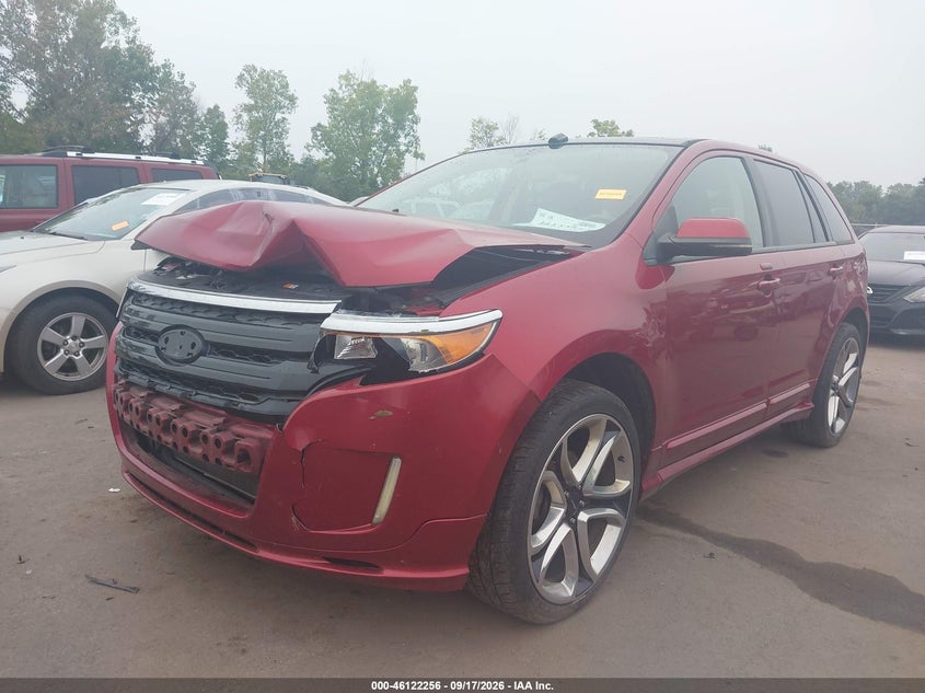 Vin: 2fmdk4ak7dbb53462, lot: 46621976, ford edge sport 20132