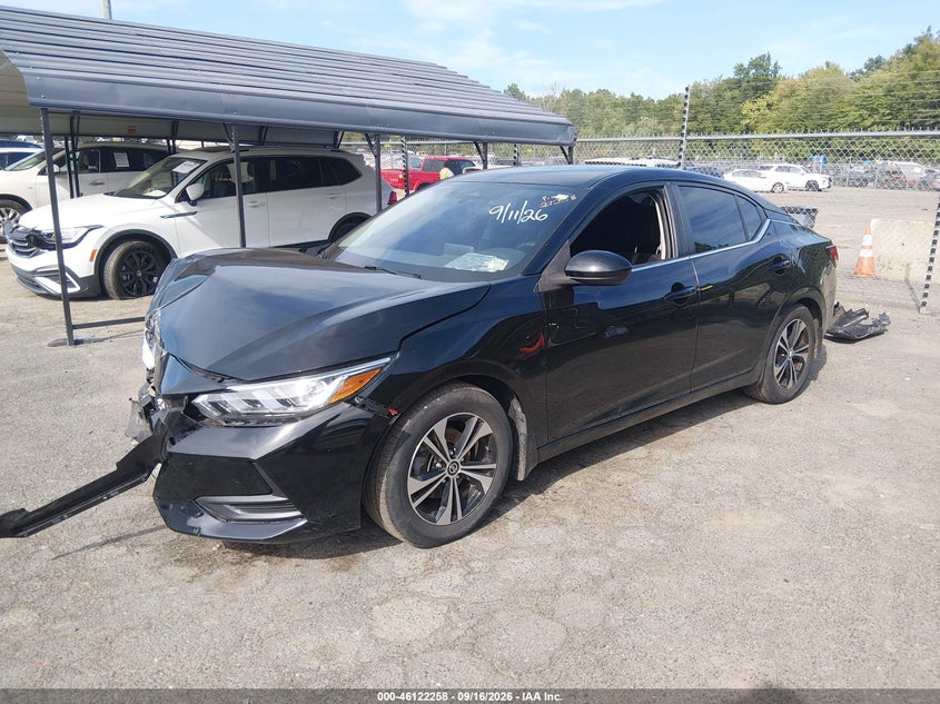 Vin: 3n1ab8cvxmy310143, lot: 46621978, nissan sentra sv xtronic cvt 20212