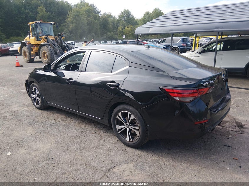 Vin: 3n1ab8cvxmy310143, lot: 46621978, nissan sentra sv xtronic cvt 20213