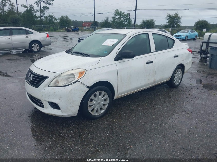 2014 Nissan Versa 1.6 S+, Обычный износ, IAAI, VIN 3N1CN7AP8EL825901 — фото 2