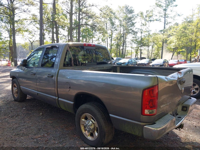 DODGE RAM 2500 2006 VIN 3D7KR28D36G171451