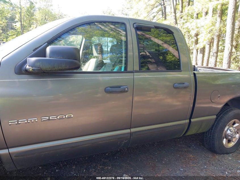 DODGE RAM 2500 2006 VIN 3D7KR28D36G171451