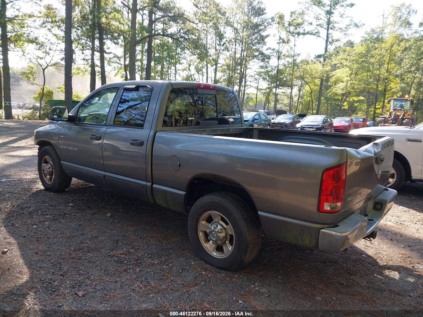 DODGE RAM 2500 2006 VIN 3D7KR28D36G171451