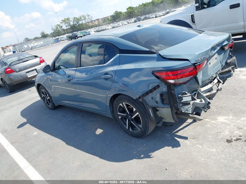 Vin: 3n1ab8cv3sy218868, lot: 46622003, nissan sentra sv 20253