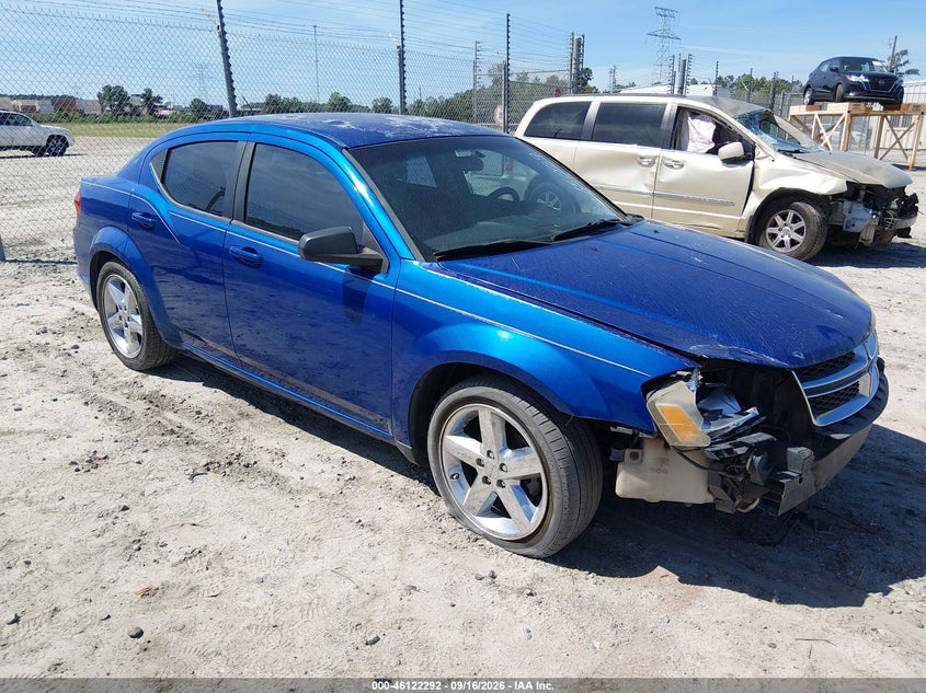 Vin: 1c3cdzab7cn265029, lot: 46622012, dodge avenger se 2012 img_1