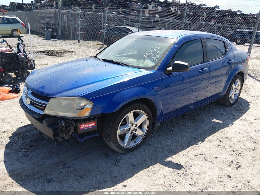 Vin: 1c3cdzab7cn265029, lot: 46622012, dodge avenger se 20122