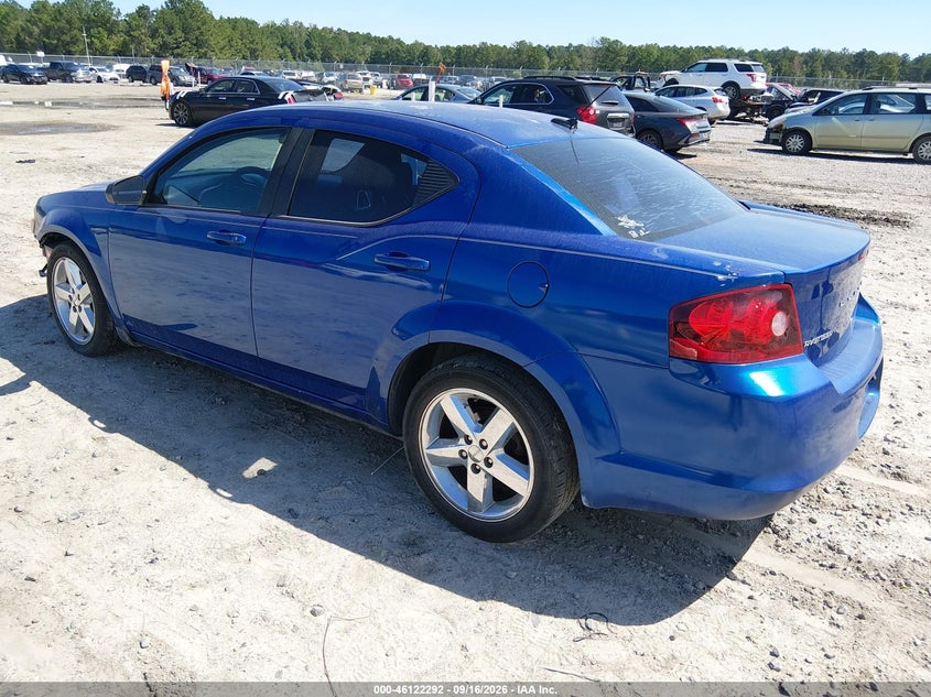 Vin: 1c3cdzab7cn265029, lot: 46622012, dodge avenger se 20123