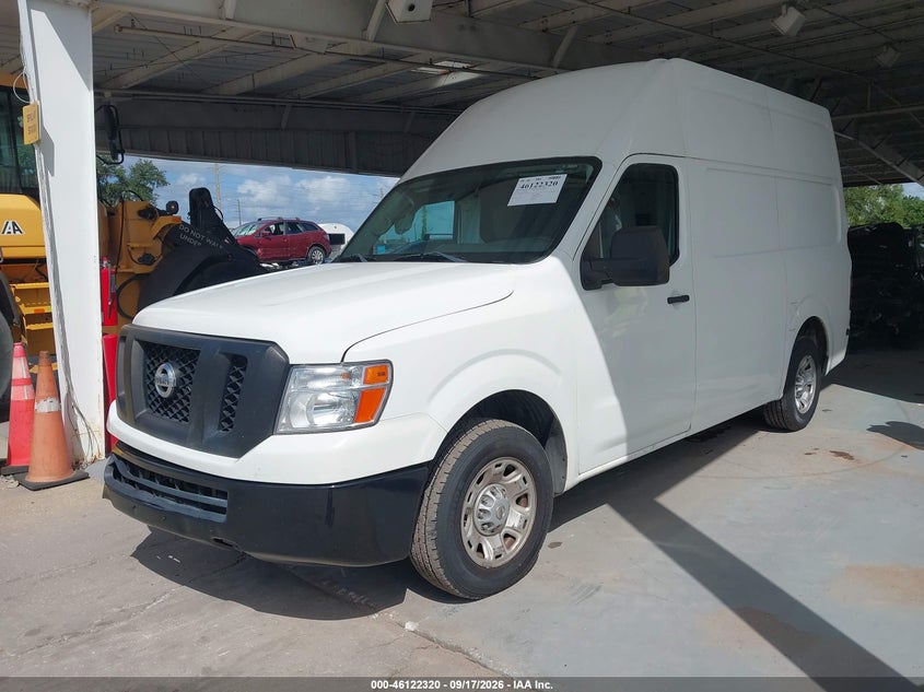 Vin: 1n6bf0ly0kn811261, lot: 46622040, nissan nv cargo nv2500 hd sv v6 20192