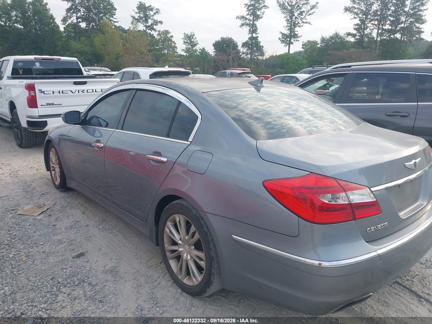 Vin: kmhgc4dd3eu259863, lot: 46622052, hyundai genesis 3.8 20143
