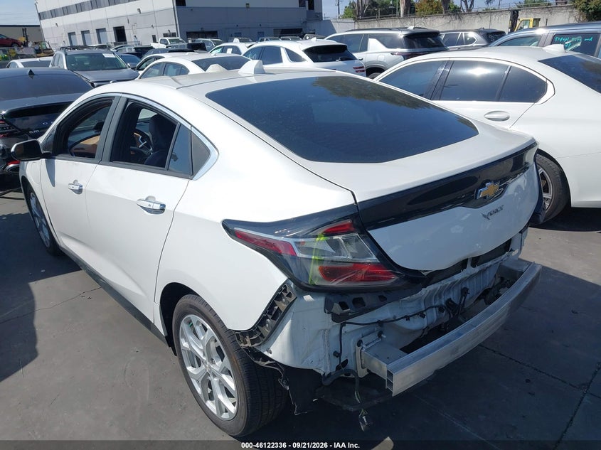 Vin: 1g1rd6s51hu210594, lot: 46622056, chevrolet volt premier 20173