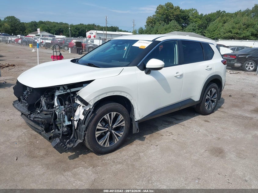 Vin: jn8bt3bb9pw479210, lot: 46622062, nissan rogue sv intelligent awd 20232