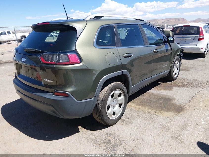 Vin: 1c4pjlcb8kd108923, lot: 46622076, jeep cherokee latitude fwd 20194