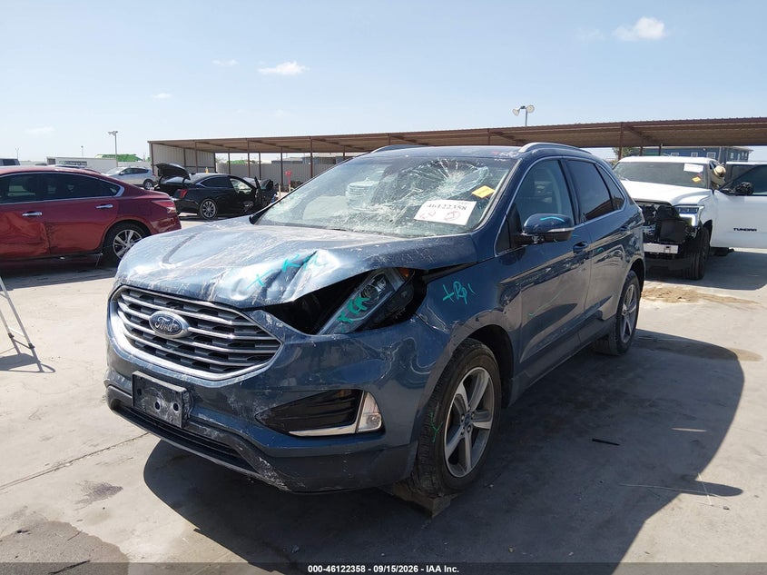 Vin: 2fmpk4j94kbb92713, lot: 46622078, ford edge sel 20192