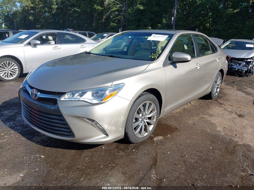 2016 Toyota Camry Xle V6, Удар сзади, IAAI, VIN 4T1BK1FK5GU571662 — фото 2