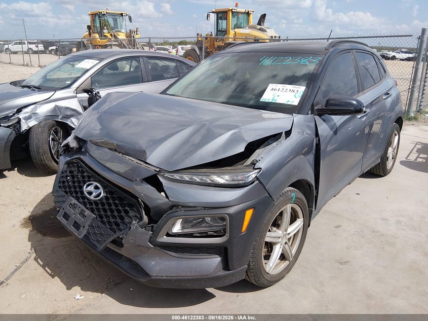 Vin: km8k22aa1ju111622, lot: 46622103, hyundai kona sel 20182
