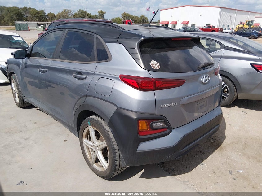 Vin: km8k22aa1ju111622, lot: 46622103, hyundai kona sel 20183