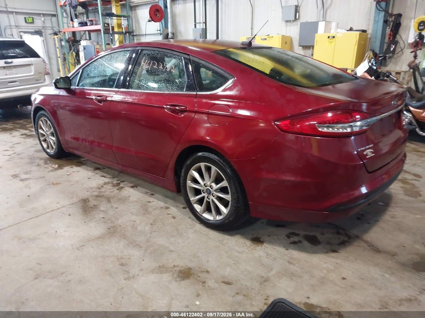 Vin: 3fa6p0hd7hr156602, lot: 46622122, ford fusion se 20173
