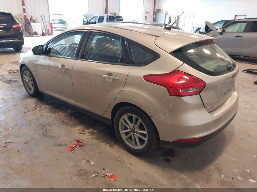 Vin: 1fadp3k20hl341153, lot: 46622148, ford focus se 20173