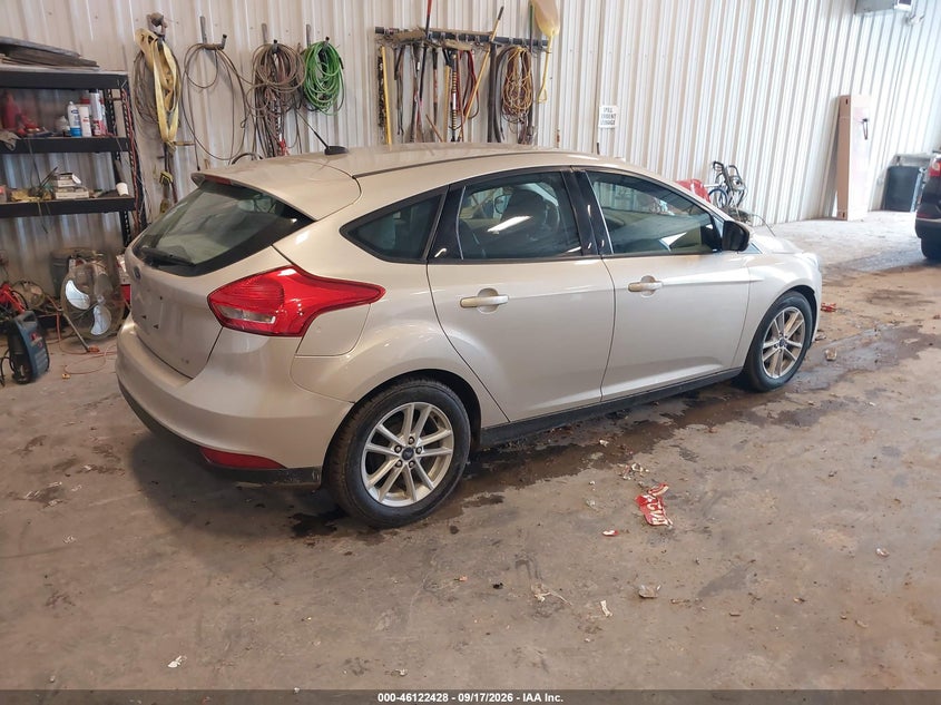 Vin: 1fadp3k20hl341153, lot: 46622148, ford focus se 20174