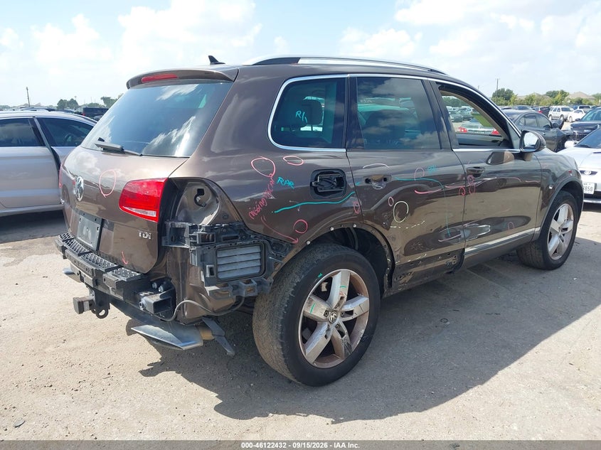 Vin: wvgep9bp9dd003358, lot: 46622152, volkswagen touareg tdi lux 20134