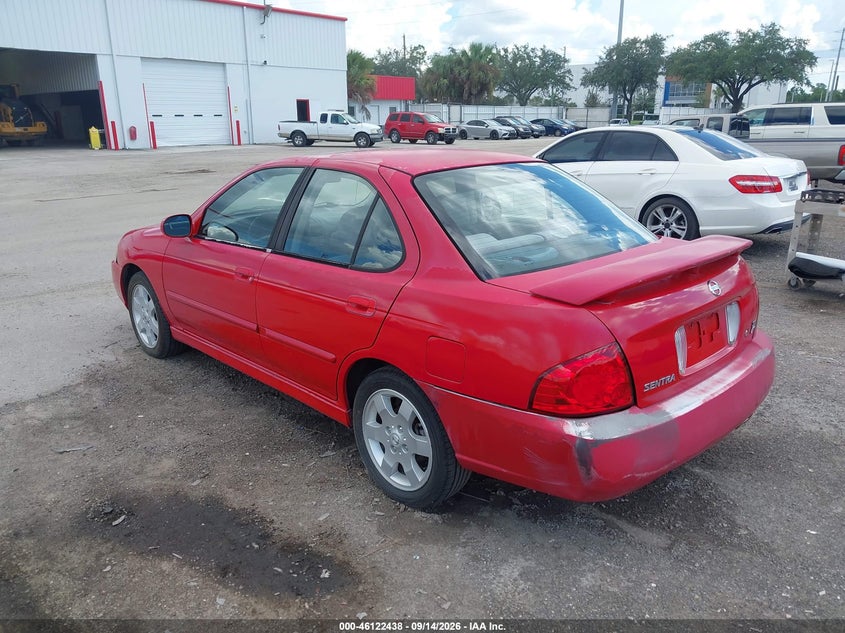 NISSAN SENTRA 2005 VIN 3N1AB51D55L537800