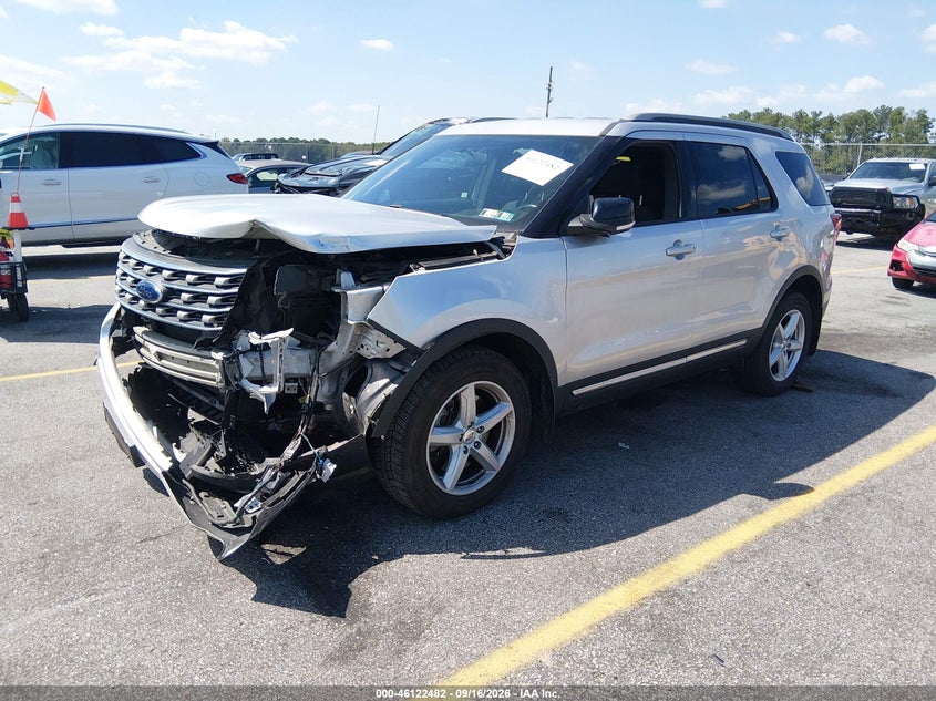 Vin: 1fm5k8d80hge32052, lot: 46622202, ford explorer xlt 20172