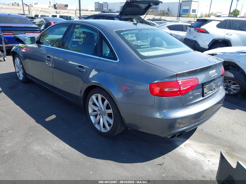 Vin: wauefafl3dn009261, lot: 46622207, audi a4 2.0t premium 20133