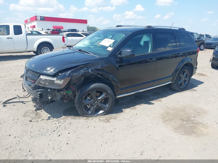 2018 Dodge Journey, Front End, IAAI, VIN 3C4PDCGG8JT219381 — photo 2