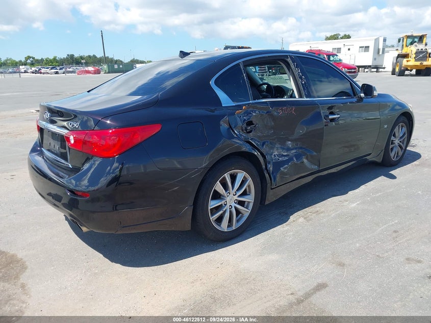 Vin: jn1bv7ap3fm344988, lot: 46622232, infiniti q50 premium 20154