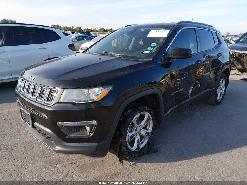 Vin: 3c4njcbb6mt592547, lot: 46622261, jeep compass latitude fwd 20212