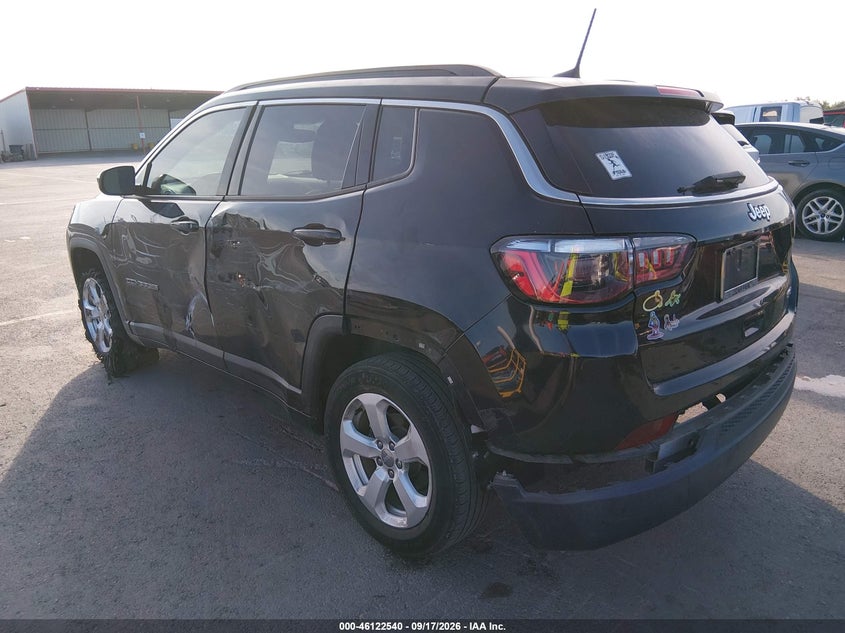 Vin: 3c4njcbb6mt592547, lot: 46622261, jeep compass latitude fwd 20213