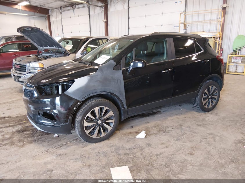 Vin: kl4cjesbxmb347457, lot: 46622266, buick encore awd preferred 20212
